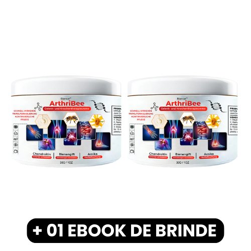 ArthriBee - Creme de Terapia Óssea e Articular - Mania das CoisasArthriBee - Creme de Terapia Óssea e ArticularMania das Coisas