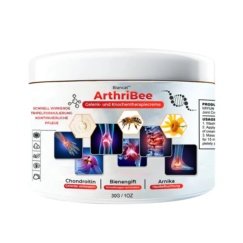 ArthriBee - Creme de Terapia Óssea e Articular - Mania das CoisasArthriBee - Creme de Terapia Óssea e ArticularMania das Coisas