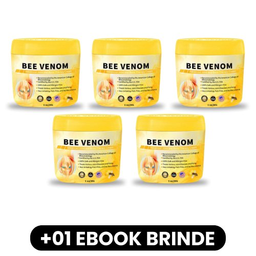 Bee Venom - Creme para Doenças Ortopédicas - Mania das CoisasBee Venom - Creme para Doenças OrtopédicasMania das Coisas