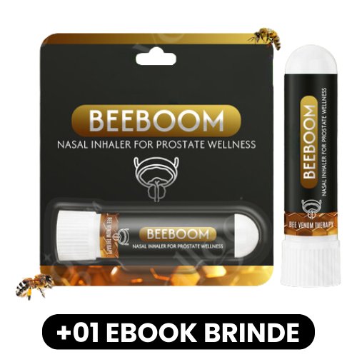 BeeBoom - Inalador Nasal para Bem - Estar da Próstata - Mania das CoisasBeeBoom - Inalador Nasal para Bem - Estar da PróstataMania das Coisas