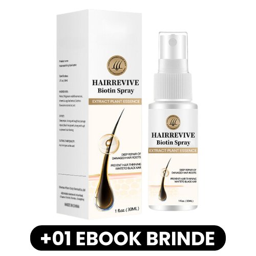 HairRevive - Spray de Biotina - Mania das CoisasHairRevive - Spray de BiotinaMania das Coisas