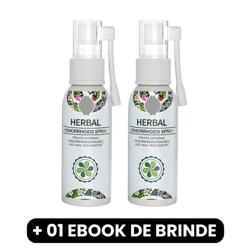 Herbal - Spray de Ervas Naturais para Hemorroidas - Mania das CoisasHerbal - Spray de Ervas Naturais para HemorroidasMania das Coisas