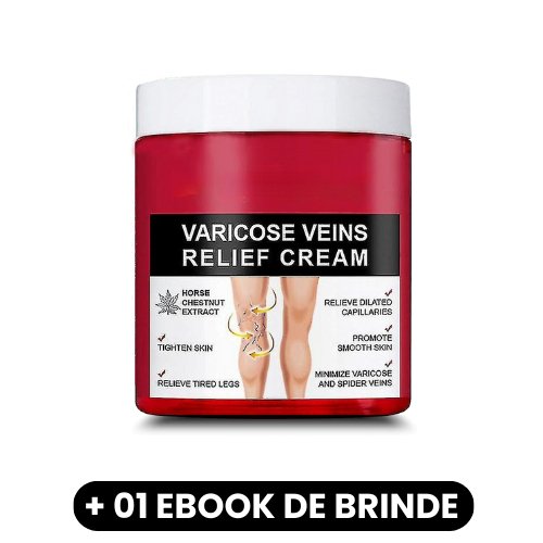 SkinClean - Creme De Alívio De Varizes - Mania das CoisasSkinClean - Creme De Alívio De VarizesMania das Coisas