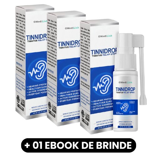 TinniDrop – Spray para Dores no Ouvido - Mania das CoisasTinniDrop – Spray para Dores no OuvidoMania das Coisas