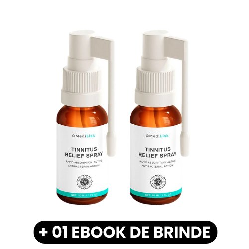 Tinnitus – Spray para Dores no Ouvido - Mania das CoisasTinnitus – Spray para Dores no OuvidoMania das Coisas