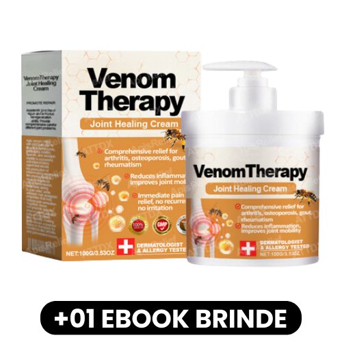 VenomTherapy - Creme de Cura para Articulações - Mania das CoisasVenomTherapy - Creme de Cura para ArticulaçõesMania das Coisas