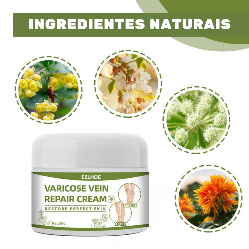 Creme para tratamento de varizes + BRINDE