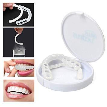 Sorriso Fácil™ - Dentes brancos superior + inferior - Mania das CoisasSorriso Fácil™ - Dentes brancos superior + inferiorMania das Coisas